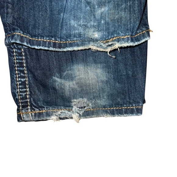 Silver Nash Heritage Men’s 36 x34 Blue Jeans Straight Leg Contrast Stitch Denim - Picture 4 of 7